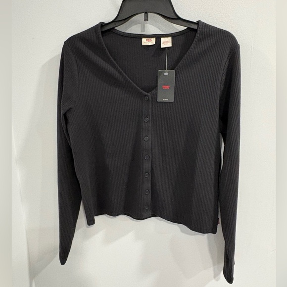 Levi's Tops - Levi's Classic Black Button-Down Top